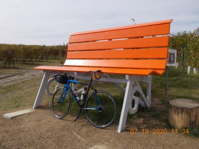 Big Bench 107 Vignale Monferrato Arancio su Bianco