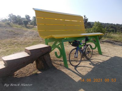 Big Bench 135 Cassinelle Giallo su Verde