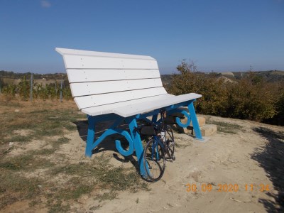 Big Bench 95 Montabone Bianco su Blu